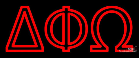 Delta Phi Omega Neon Sign