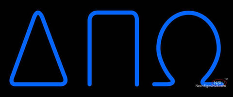 Delta Pi Omega Neon Sign  