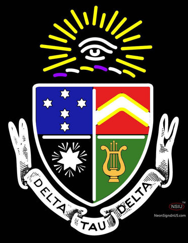 Delta Tau Delta Chapters Logo Neon Sign 