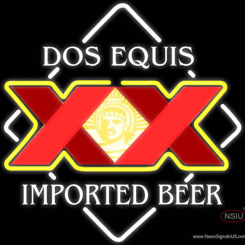 Dos Equis Real Neon Glass Tube Neon Sign x