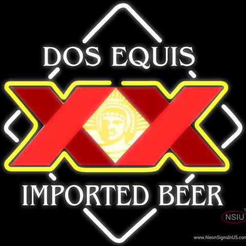 Dos Equis Real Neon Glass Tube Neon Sign x 