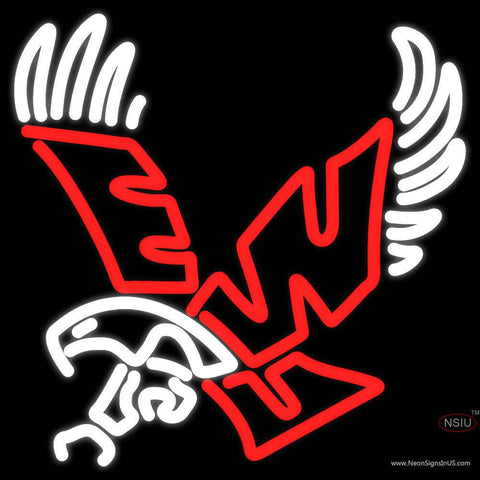 Eastern Washington Eagles Real Neon Glass Tube Neon Sign x 