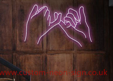 Finger Wedding Home Deco Neon Sign 