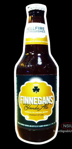 Finnegans Bottle Neon Sign