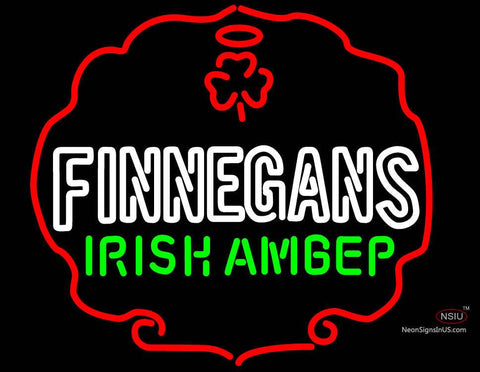 Finnegans Green Logo Neon Sign