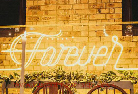 Forever Wedding Home Deco Neon Sign 