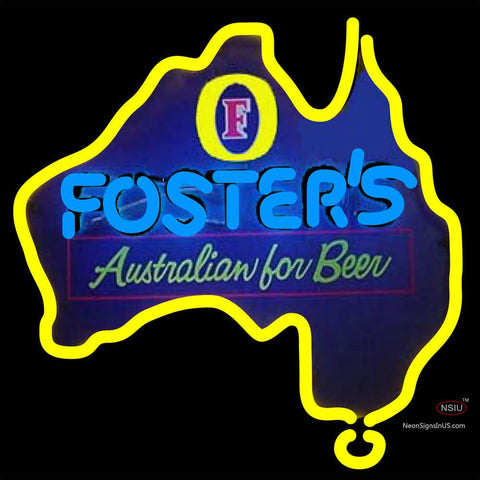 Fosters Australia Neon Beer Sign x 