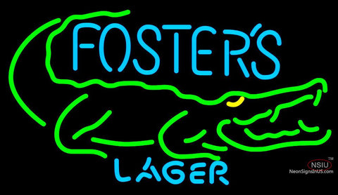 Fosters Crocodile Neon Beer Sign 
