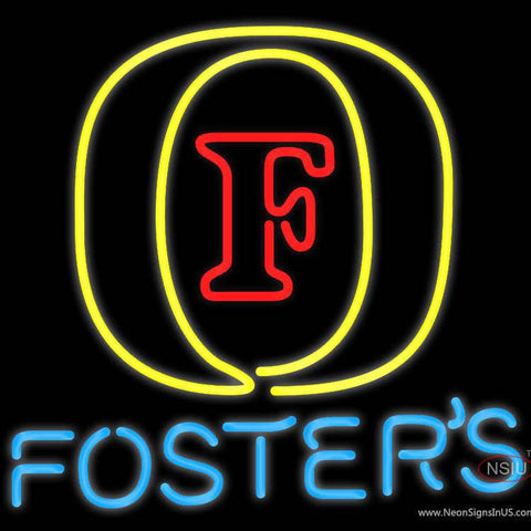 Fosters Initial Neon Beer Sign x 