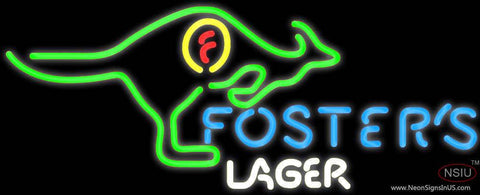 Fosters Kangaroo Neon Beer Sign 