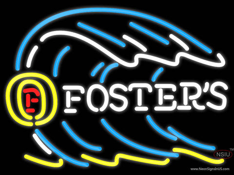 Fosters Tidal Wave Neon Beer Sign