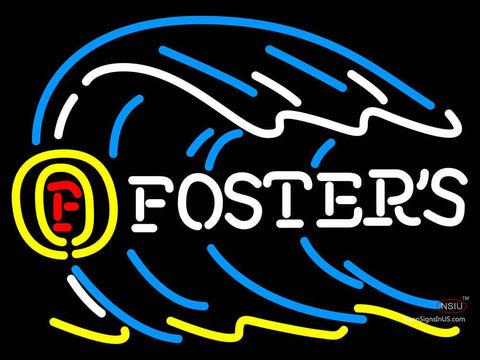 Fosters Tidal Wave Neon Beer Sign 
