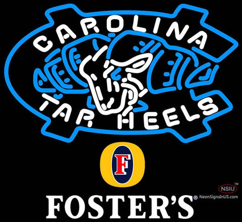Fosters Unc North Carolina Tar Heels MLB Neon Sign   