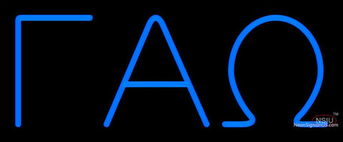 Gamma Alpha Omega Neon Sign  