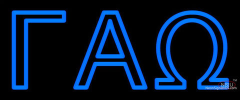 Gamma Alpha Omega Neon Sign 