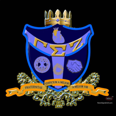 Gamma Sigma Zeta Logo Neon Sign 