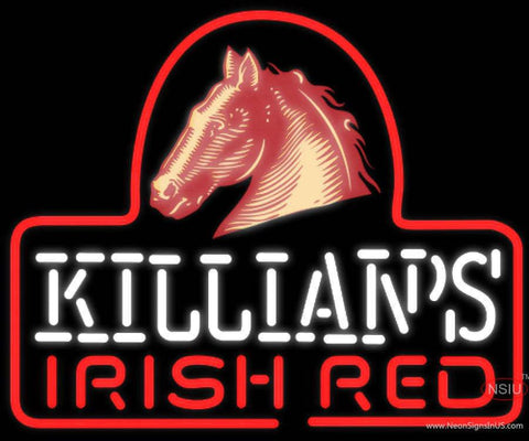 George Killians Irish Red Horse Head Neon Beer Sign