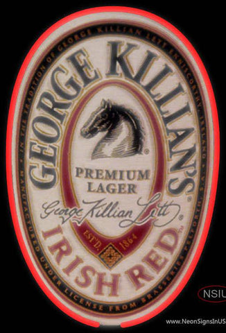 George Killians Irish Red Neon Beer Sign 