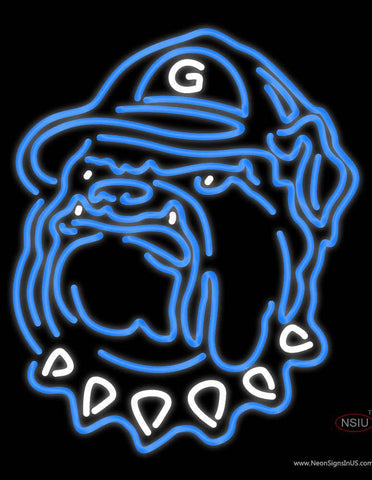 Georgetown Hoyas Real Neon Glass Tube Neon Sign