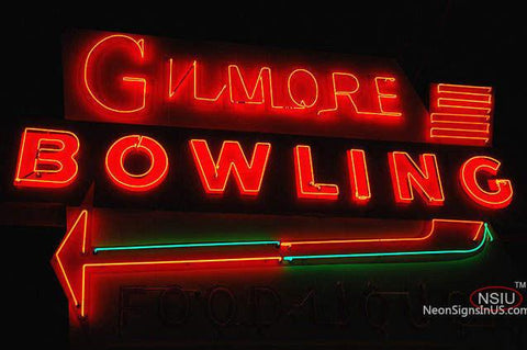 Gilmore Bowling Gasoline Neon Sign