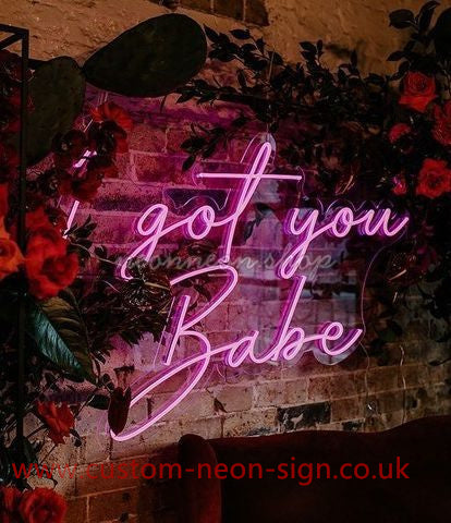 Got You Babe Wedding Home Deco Neon Sign 