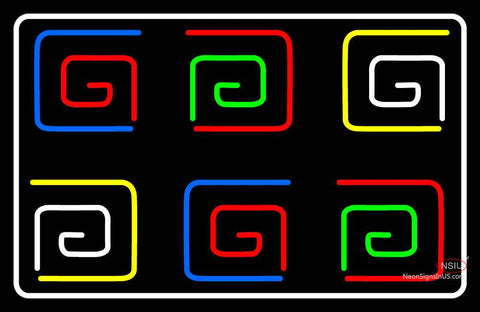 Greek Key Band Neon Sign 
