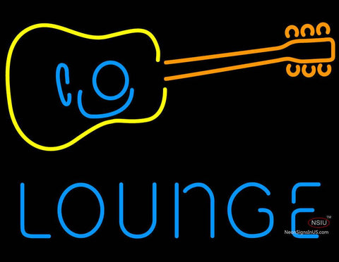 Guitar Lounge Neon Sign 