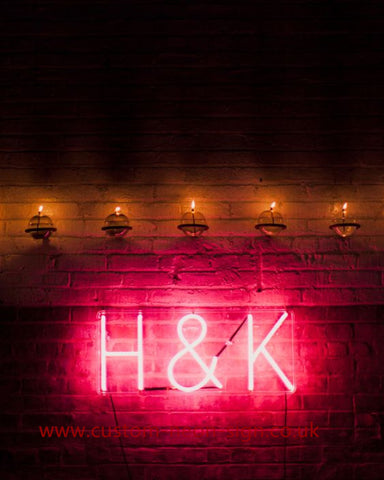 H And K Wedding Home Deco Neon Sign 