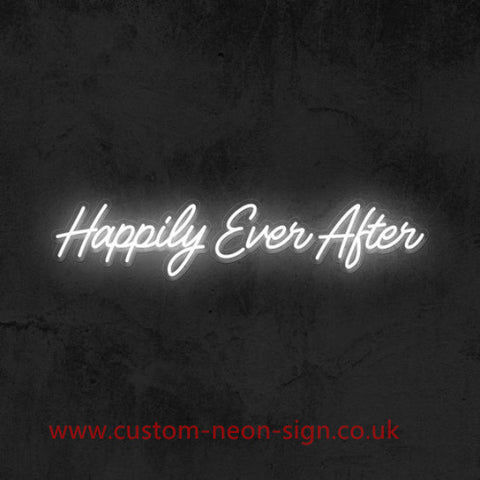 Happily Ever After 2 Wedding Home Deco Neon Sign 