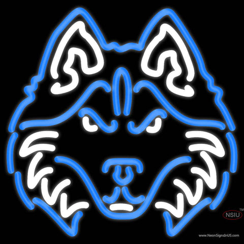 Houston Baptist Huskies Real Neon Glass Tube Neon Sign x 
