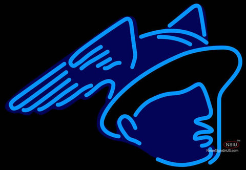 Houston Continental Club Blue Mercury Metal Neon Sign