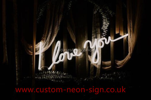 I Love You Wedding Home Deco Neon Sign 
