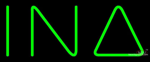 Iota Nu Delta Neon Sign  