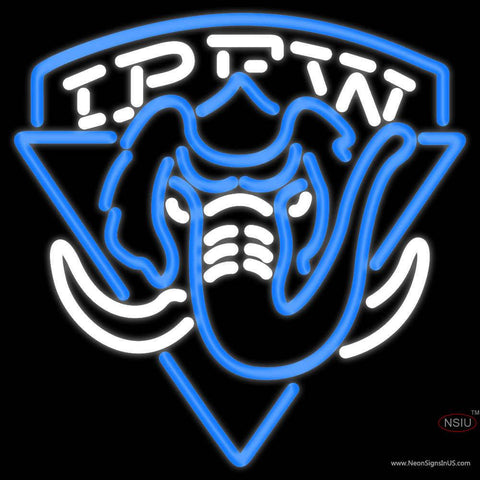 Ipfw Mastodons Real Neon Glass Tube Neon Sign x 