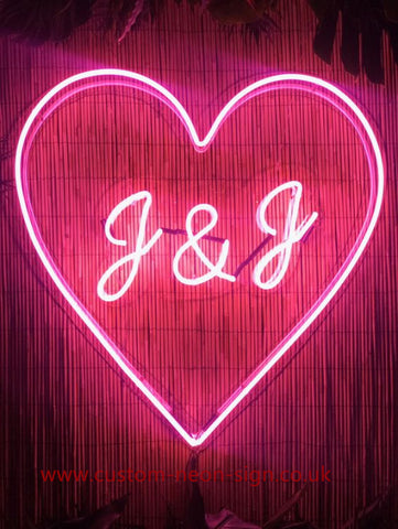 J And J Wedding Home Deco Neon Sign 