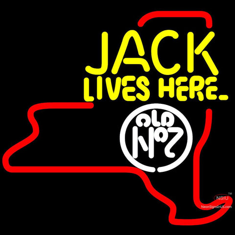 Jack Daniels Jack Lives Here New York Neon Sign x