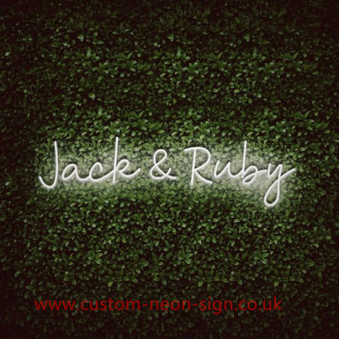 Jack Ruby Wedding Home Deco Neon Sign 