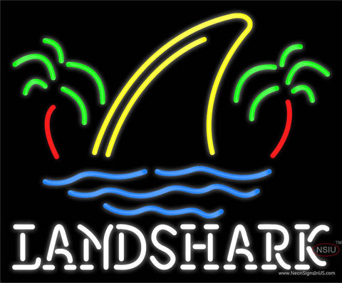 Jimmy Buffet Land shark Lager Beer Real Neon Glass Tube Neon Sign 