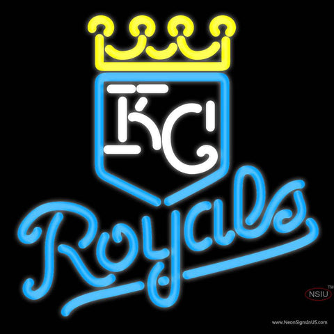 Kansas City Royals MLB Real Neon Glass Tube Neon Sign 