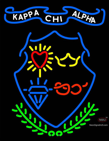 Kappa Chi Alpha Sorority Logo Neon Sign 