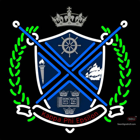 Kappa Phi Epsilon Logo Neon Sign 