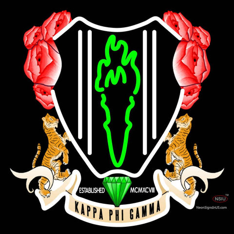 Kappa Phi Gamma Logo Neon Sign 