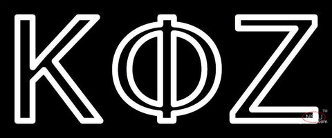 Kappa Phi Zeta Neon Sign 