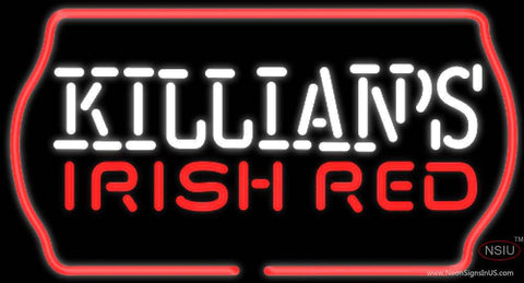 Killians Irish Red Text Neon Beer Sign