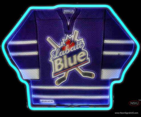 Labatt Hockey Jersey Neon Beer Sign x