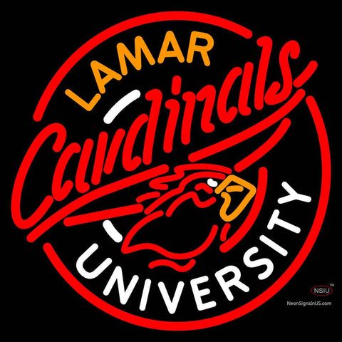 Lamar Cardinals Neon Sign x 