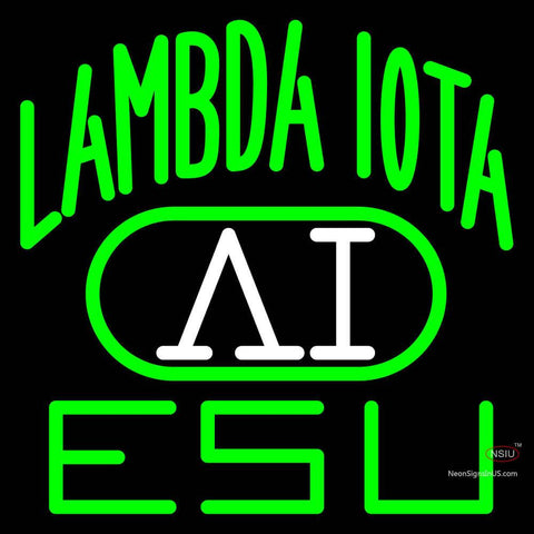 Lambda Iota Logo Neon Sign x 