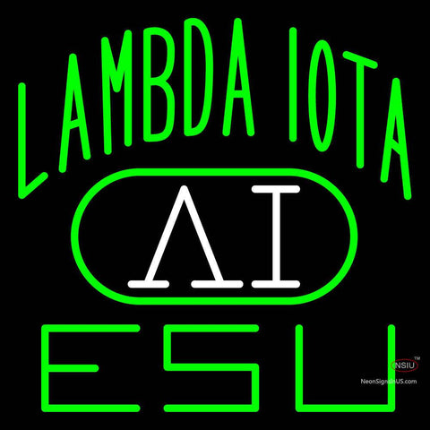 Lambda Iota Logo Neon Sign x 