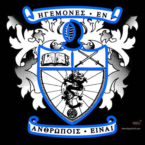 Lambda Phi Epsilon Chapters Logo Neon Sign 