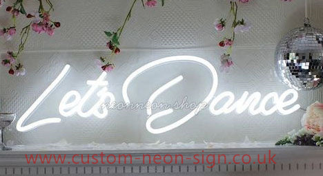 Lets Dance Wedding Home Deco Neon Sign 